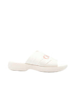White Logo Sandals 1