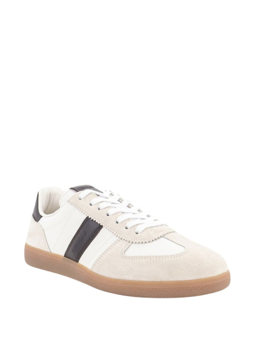 White Color Block Sneakers 2
