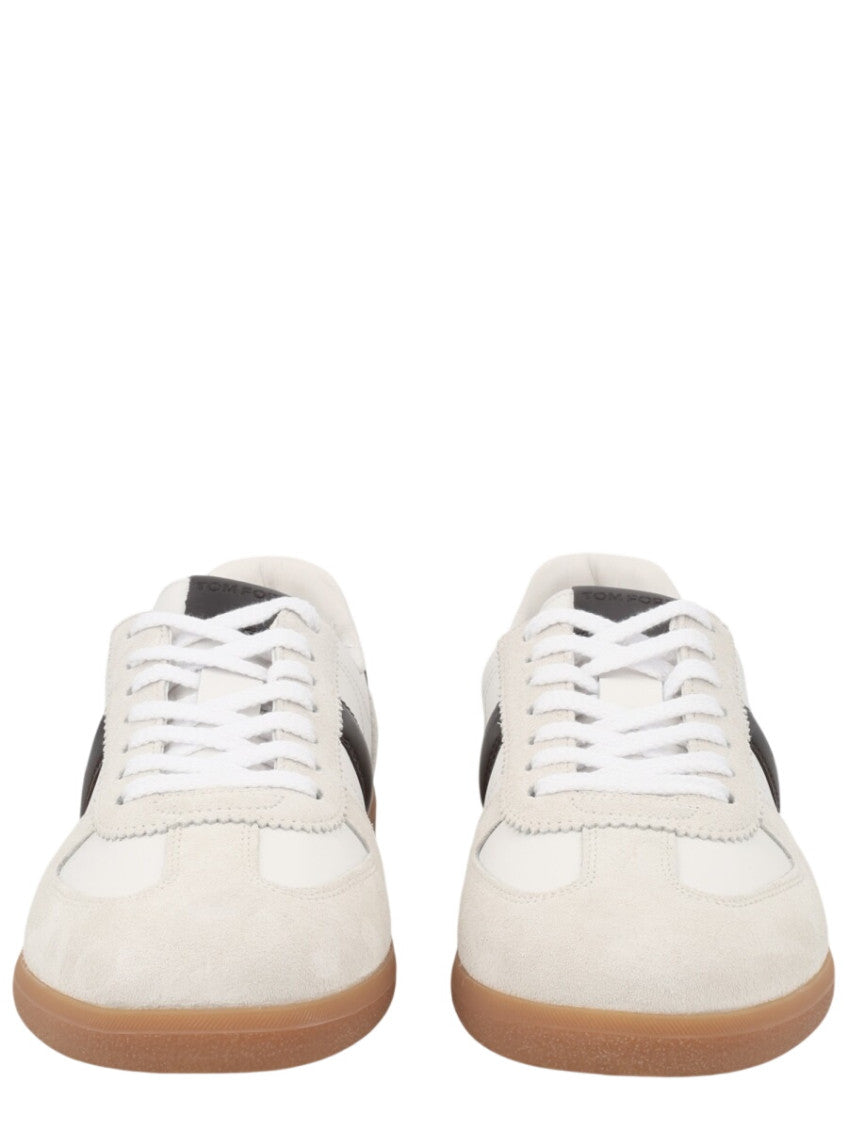 White Color Block Sneakers 3