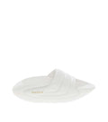 White Quilted B-IT-PUFFY Sandals 1