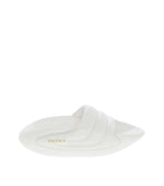 White Quilted B-IT-PUFFY Sandals 1