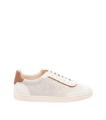 Beige Color Block Sneakers 1