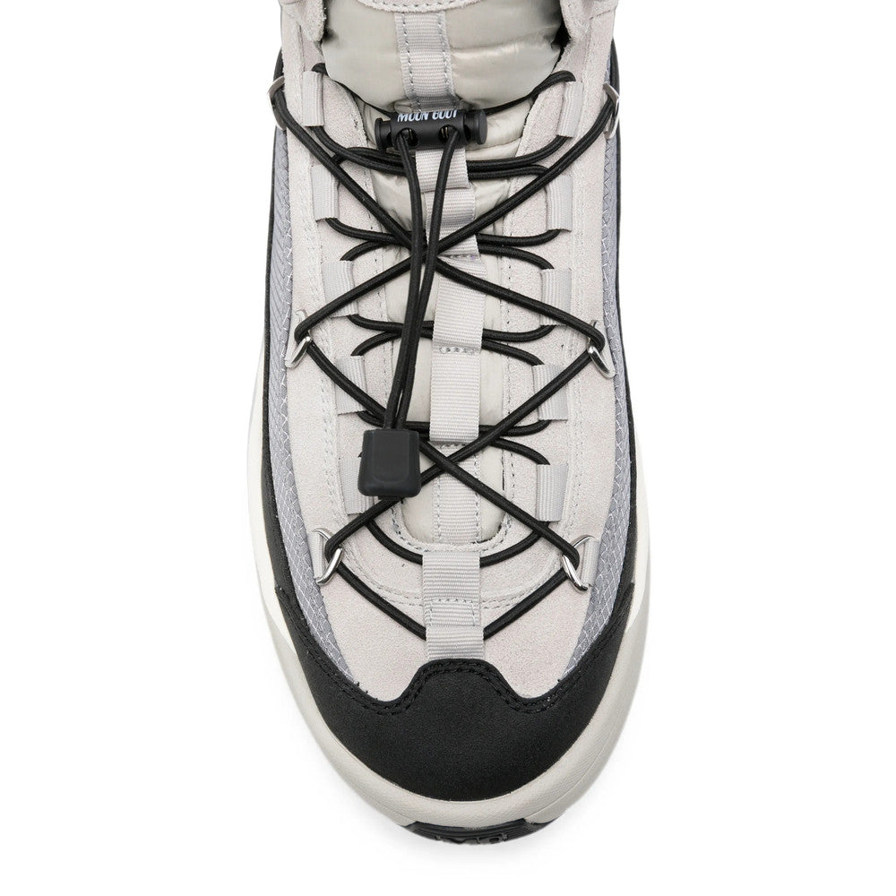 Grey Color Block Sneakers 3