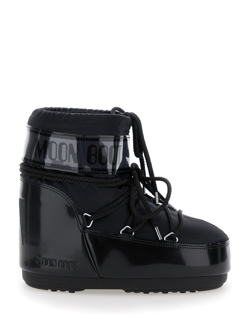 Black Icon Logo Boots 1