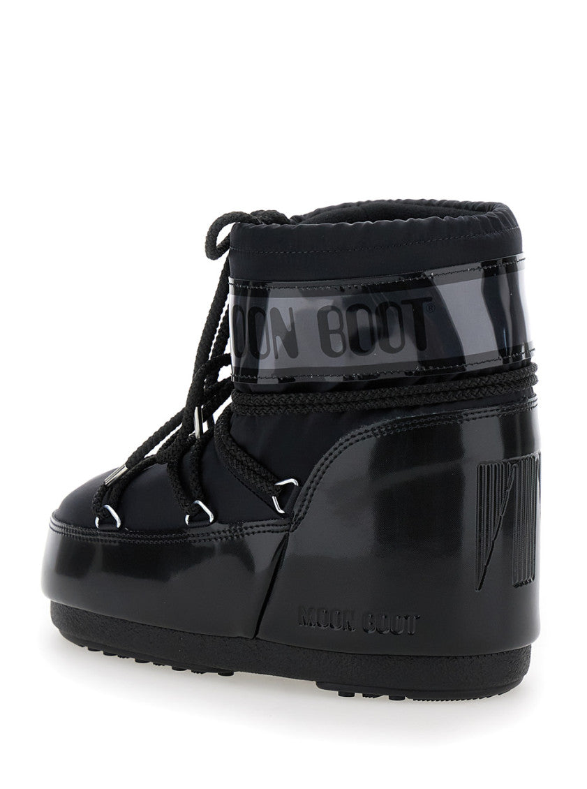 Black Icon Logo Boots 3