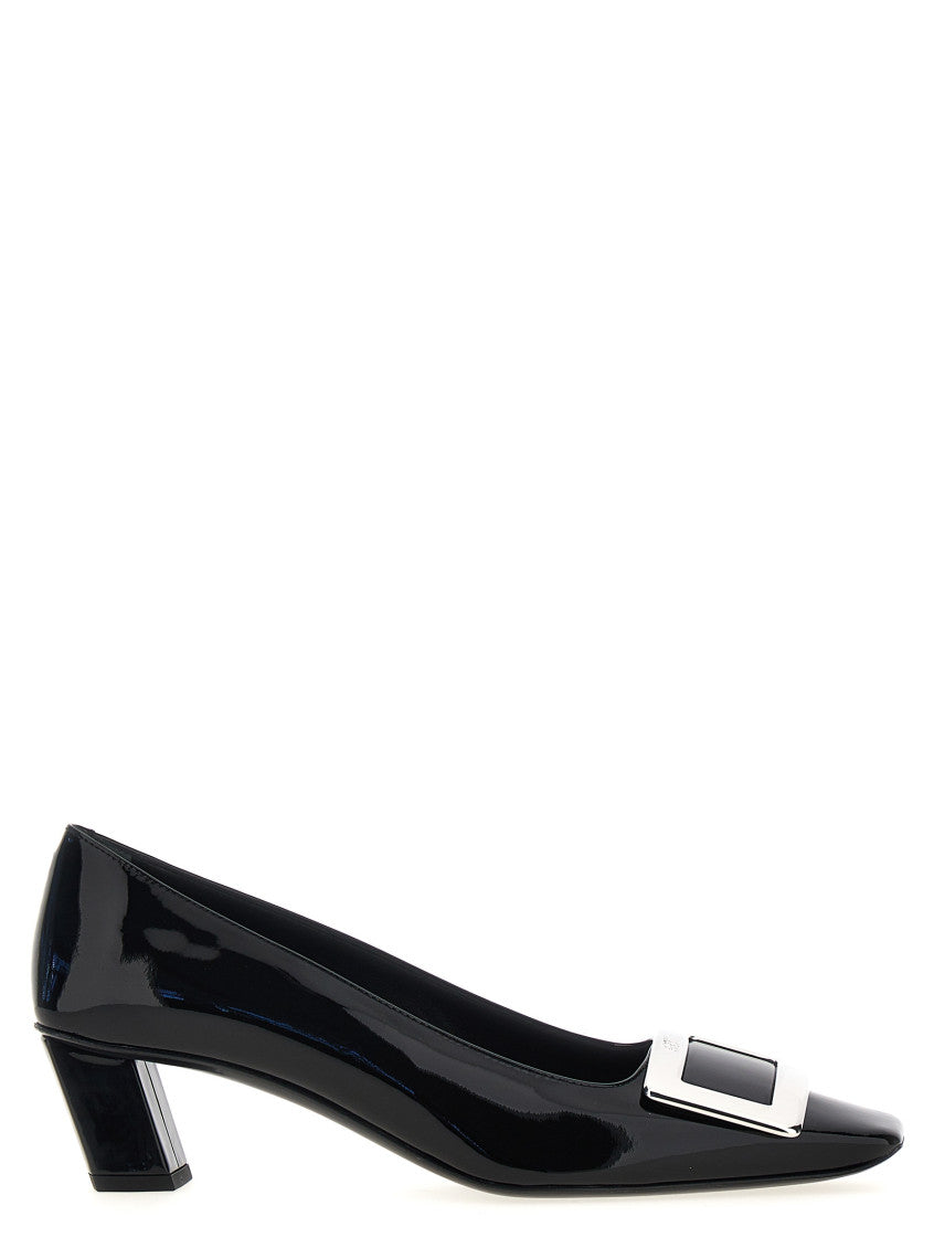 Black Leather Heels 1