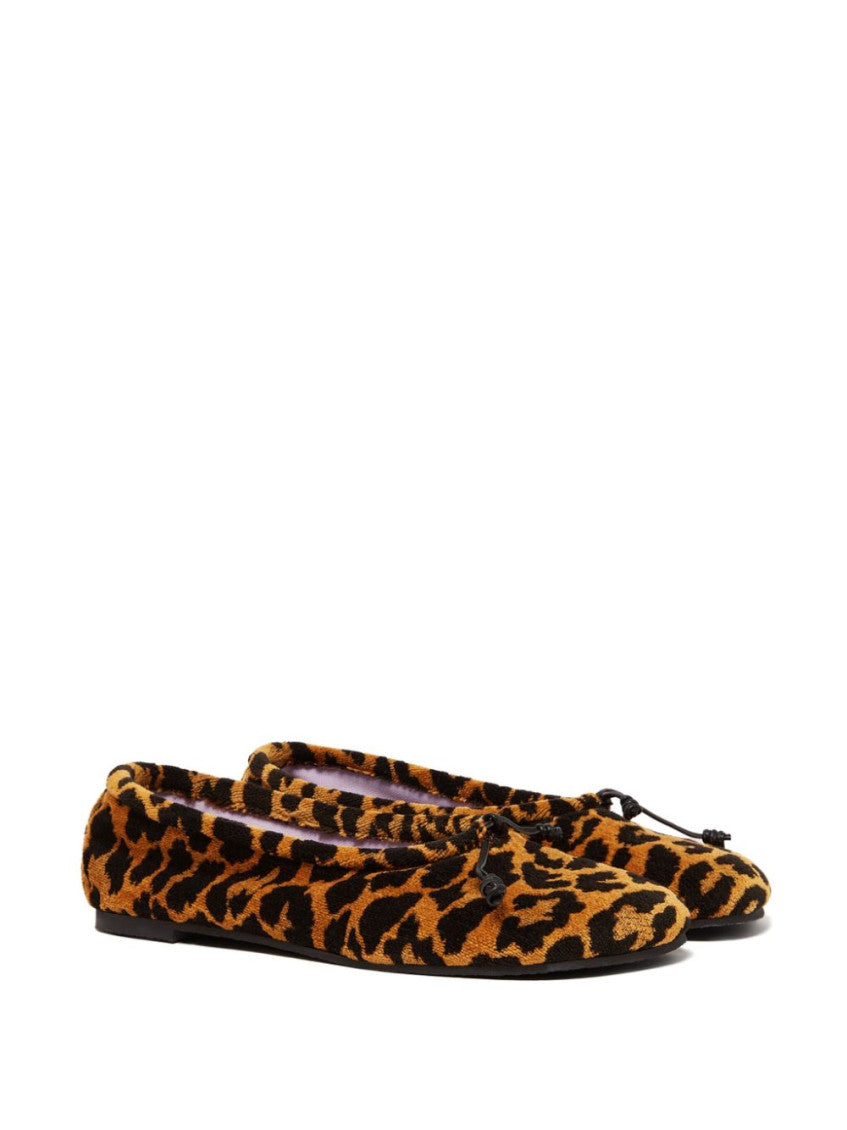 Leopard Print Round Toe Ballet Flats 2