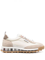 Beige Leather Sneakers 1