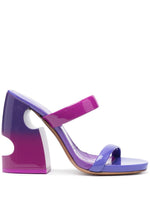 Multi color Multi Color Shade Bulky Heels 1