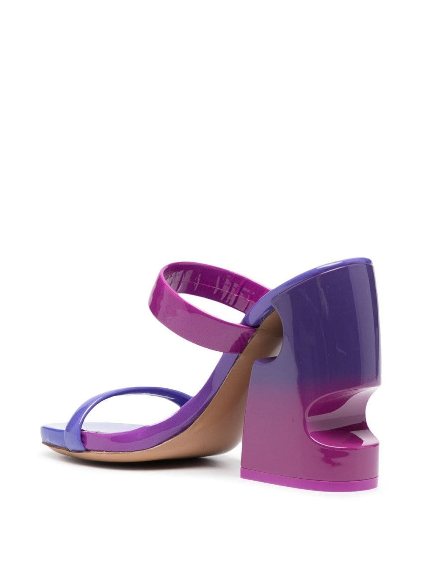 Multi color Multi Color Shade Bulky Heels 3