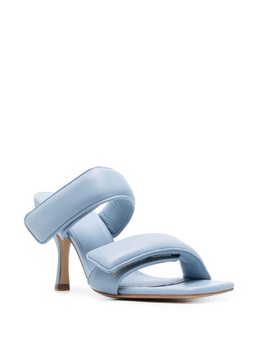 Sky Blue Sky Blue Perni Leather Heels 4