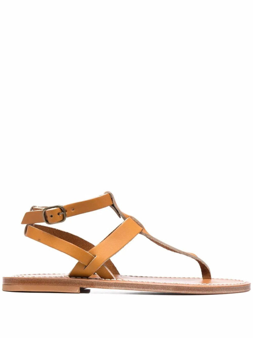 Natural Ankle-strap Sandals 1