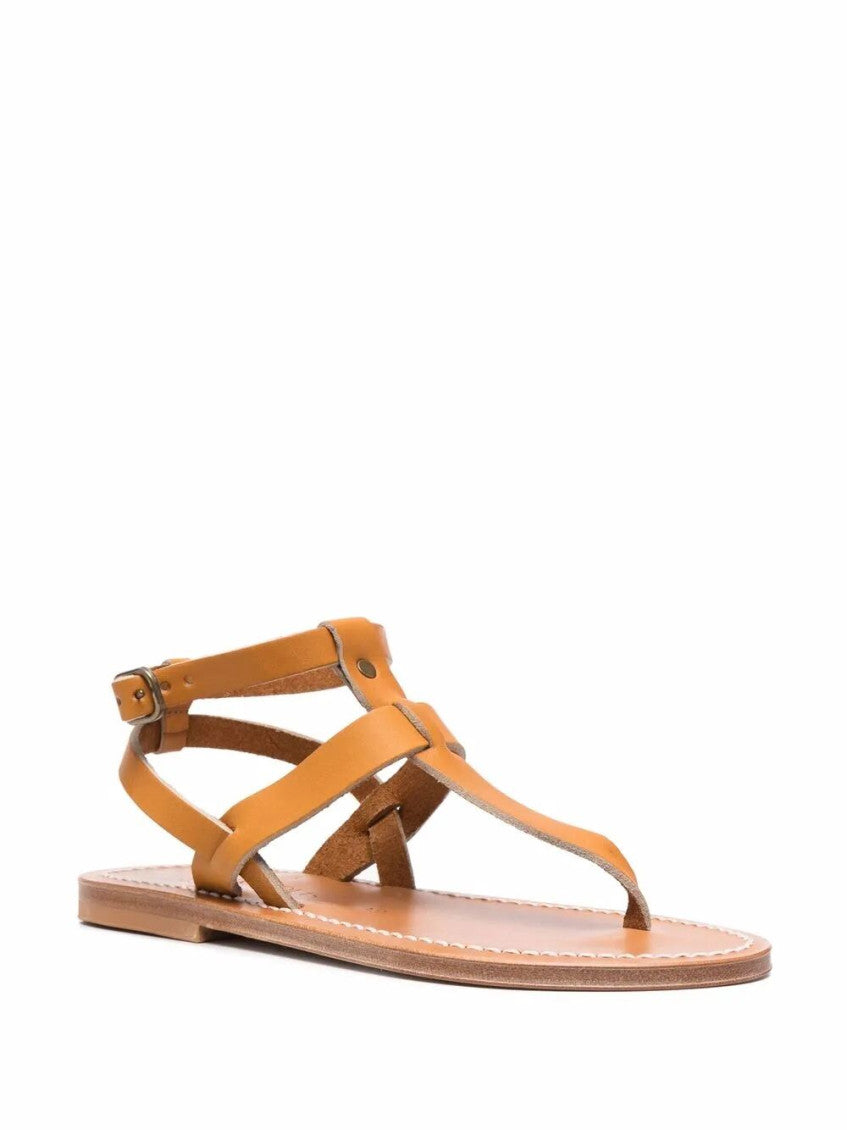 Natural Ankle-strap Sandals 2