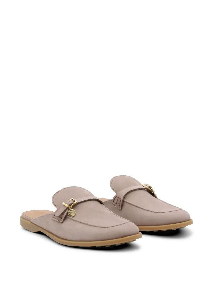 Beige Slip-on Mules 2
