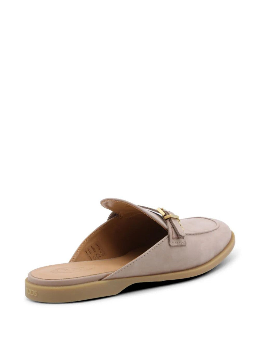 Beige Slip-on Mules 3