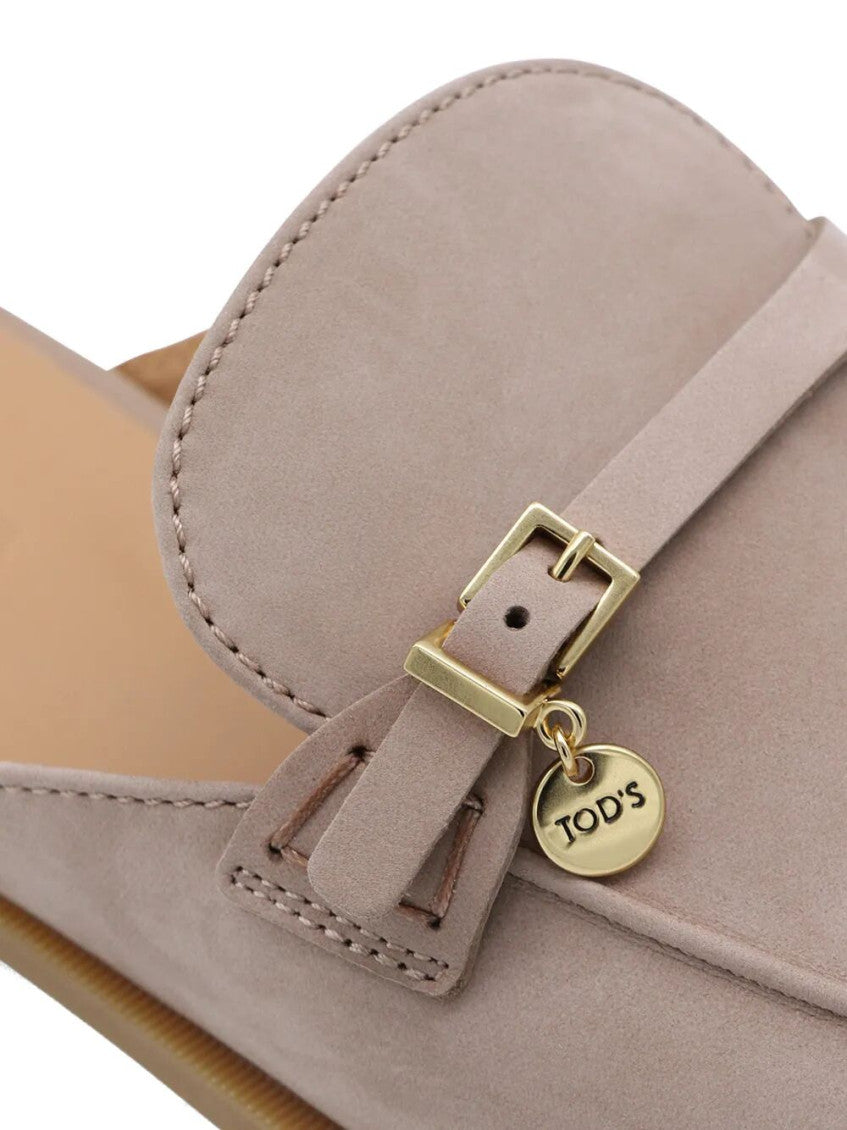 Beige Slip-on Mules 4