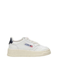Boys White Lace Up Sneakers 1