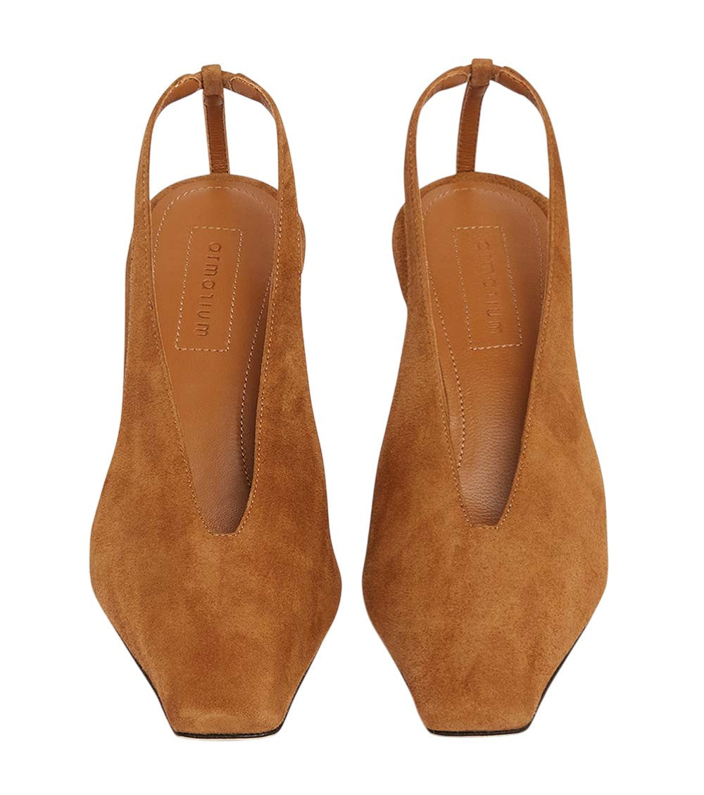 Brown Slingback Heels 3