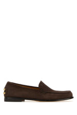 Dark Brown Suede Loafers 1
