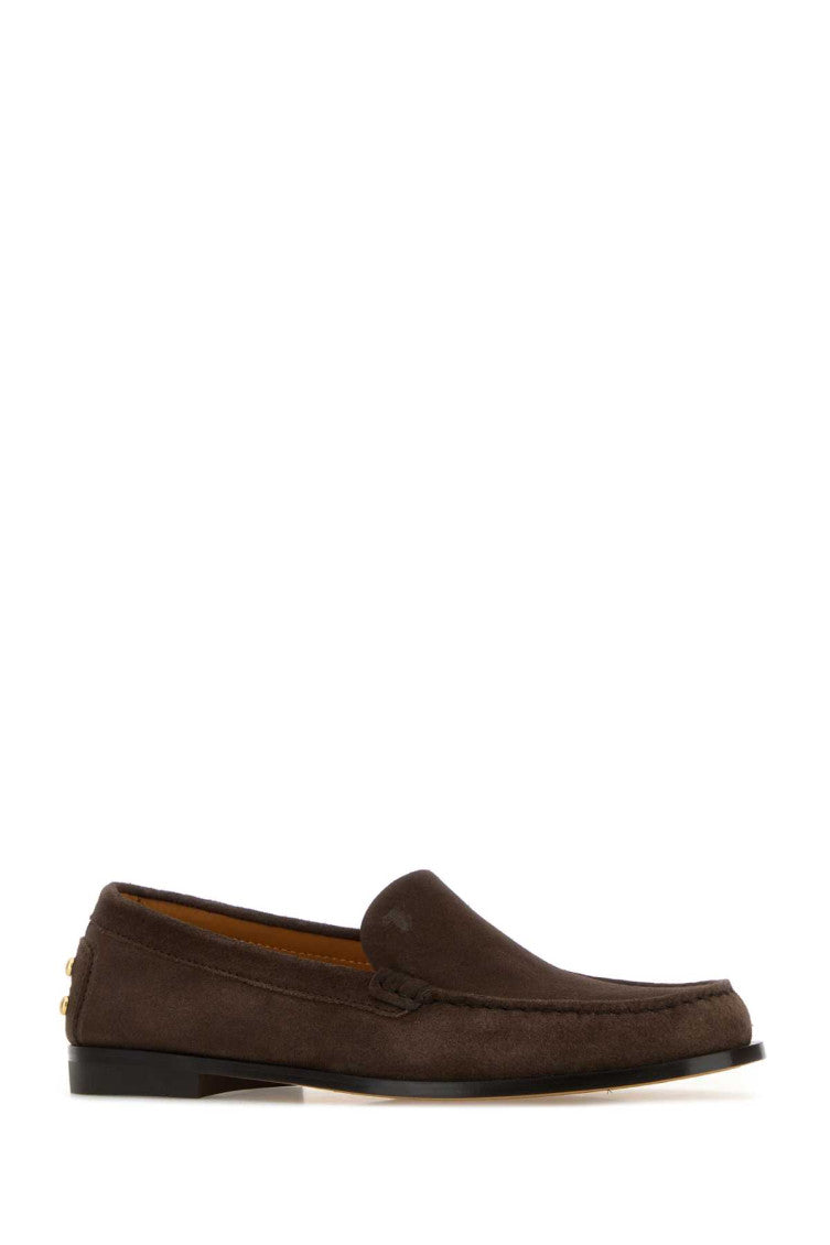 Dark Brown Suede Loafers 2
