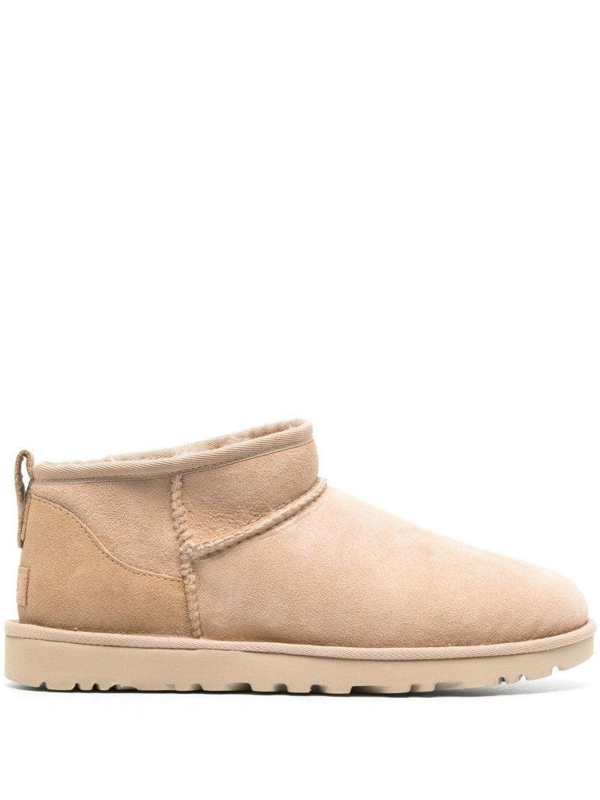 Beige Suede Boots 1