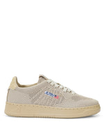 Beige Round Toe Sneakers 1