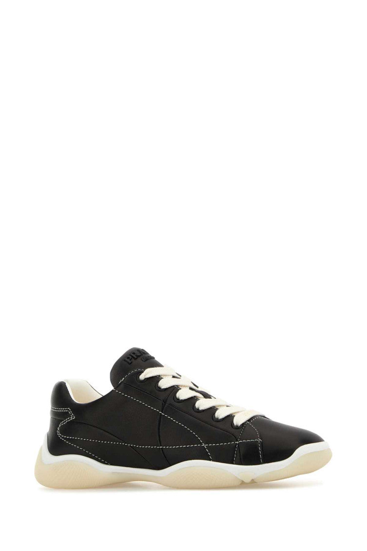 Black Leather Sneakers 2