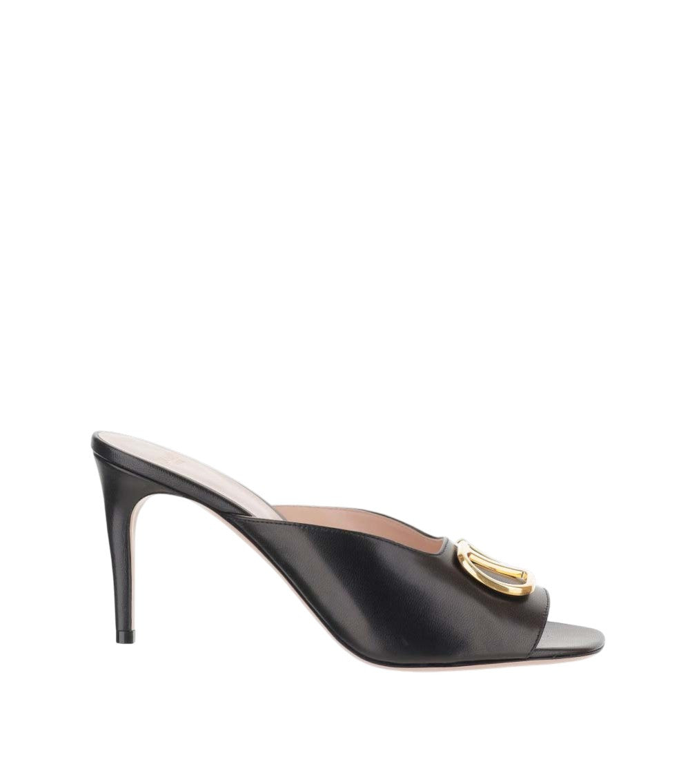 Black Logo Heels 2
