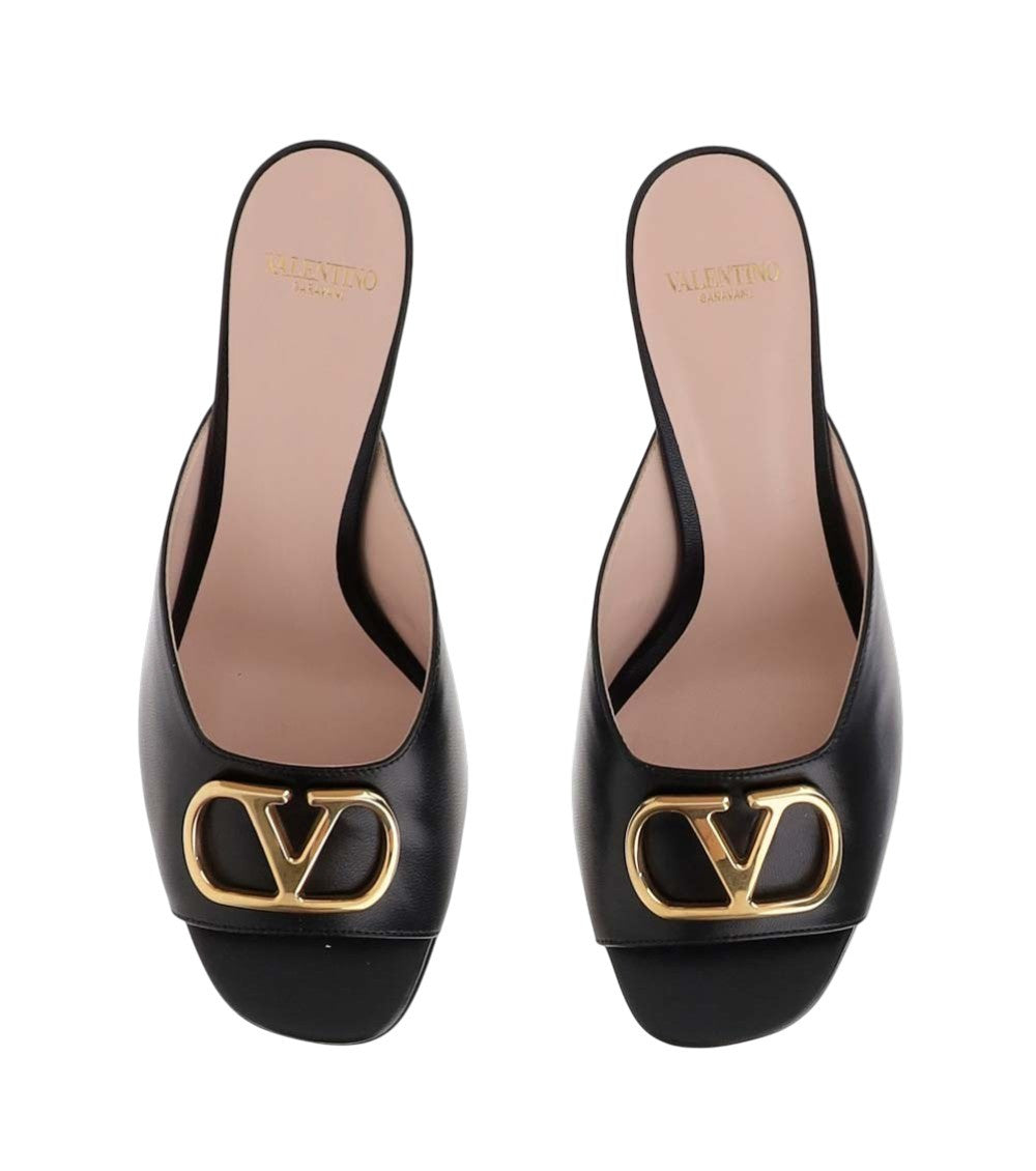 Black Logo Heels 3
