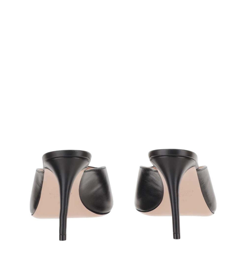 Black Logo Heels 4