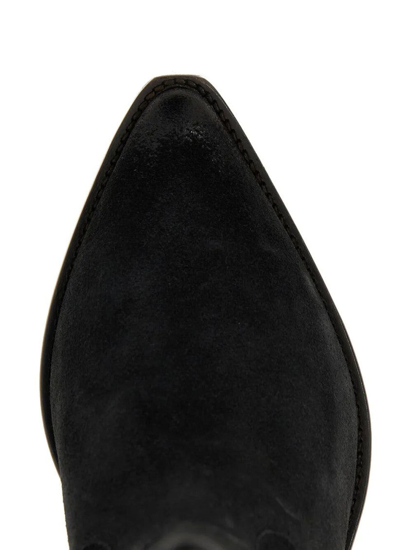 Dark Brown Suede Boots 2