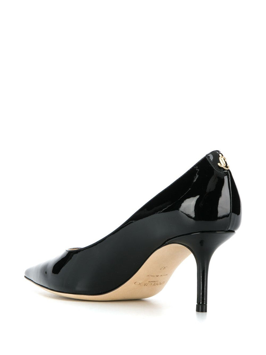 Black Leather Pumps 2
