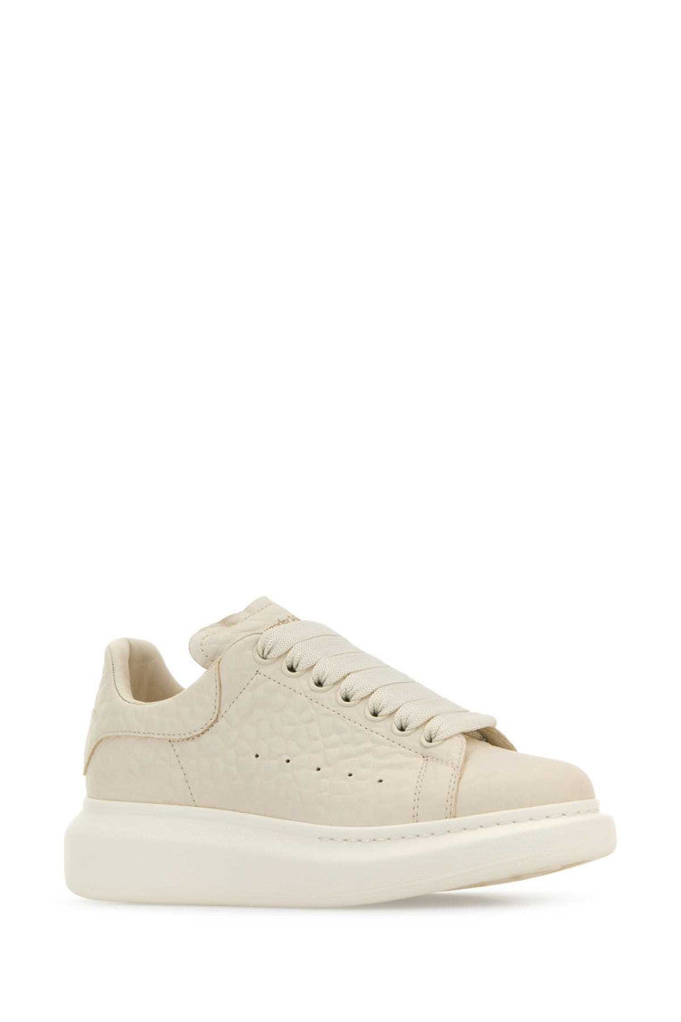 Off White Lace Up Sneakers 2