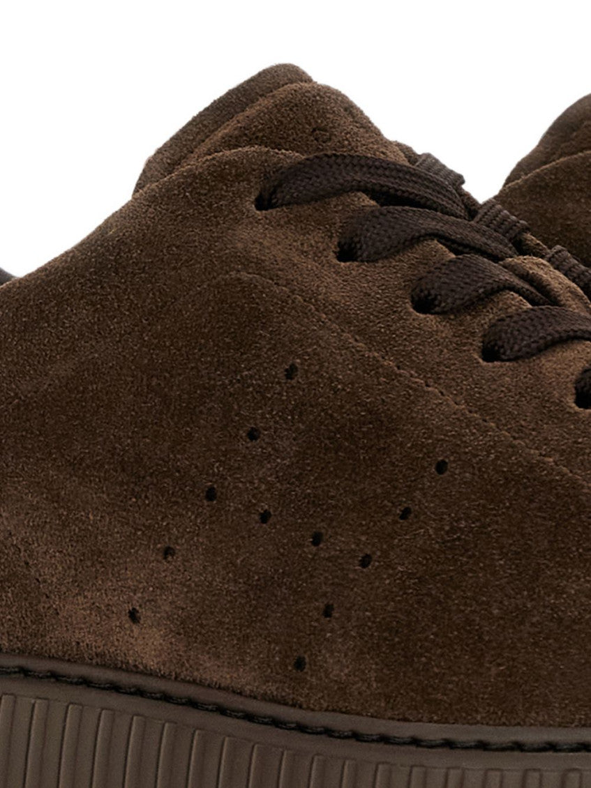 Brown Lace-up Sneakers 4