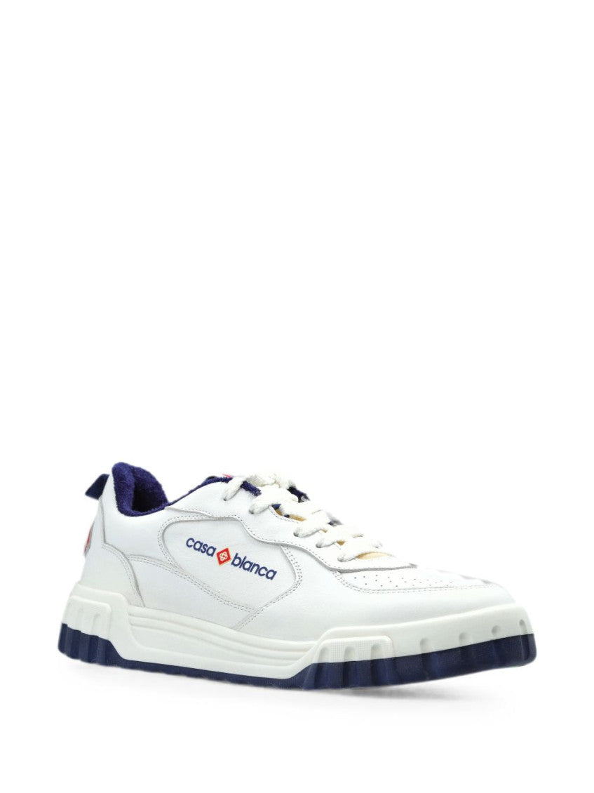 White Logo Sneakers 3