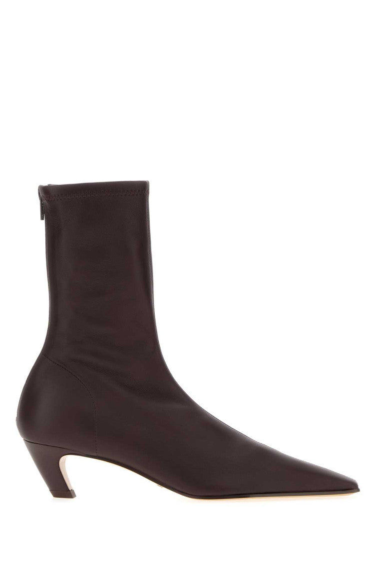 Brown Leather Ankle Boots 1
