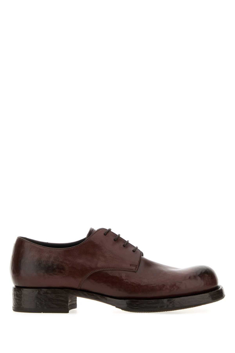 Brown Leather Lace-up Shoes 1