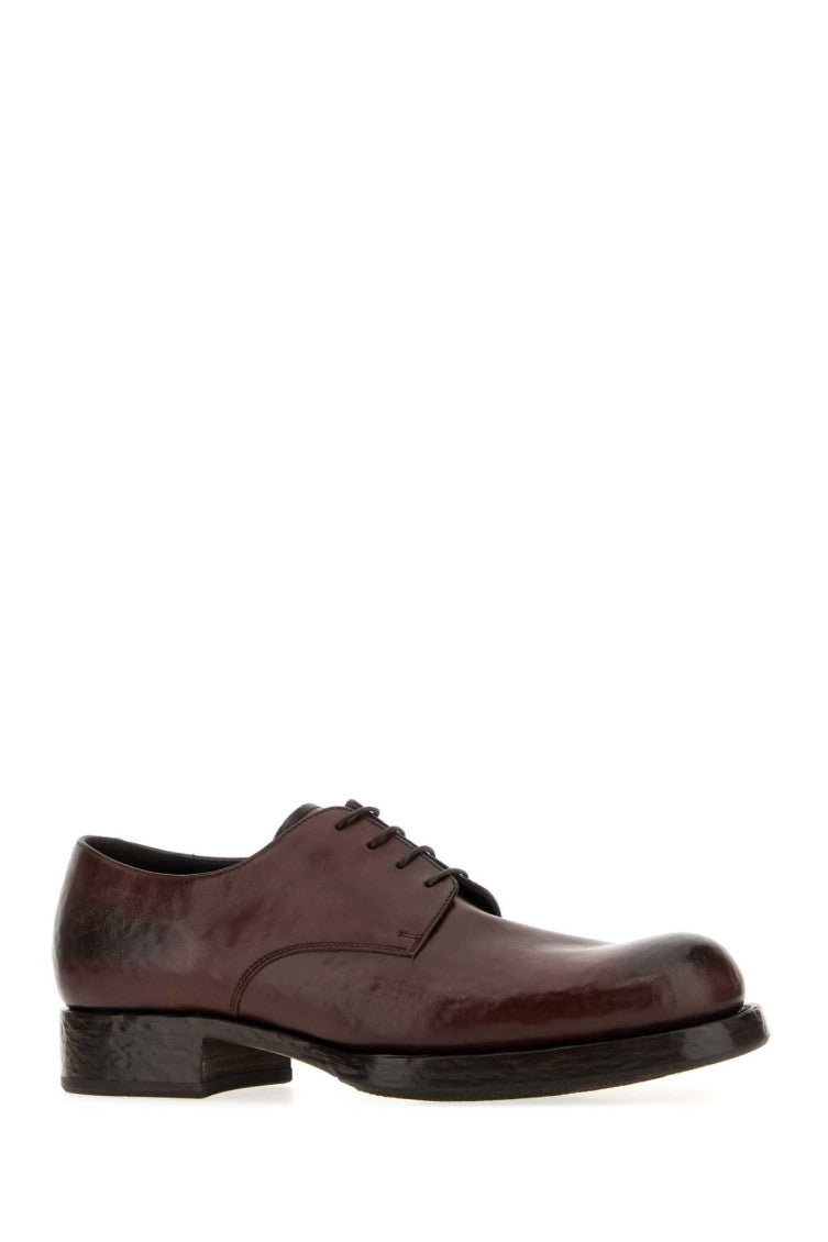 Brown Leather Lace-up Shoes 2