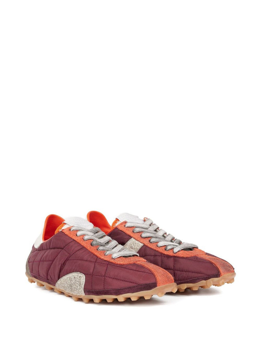 Red lace-Up Sneakers 2