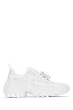 White Lace Up Sneakers 1