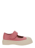 Pink Round Toe Sneakers 1