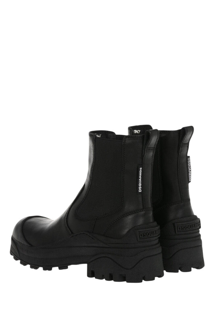 Black Leather Chelsea Boots 2