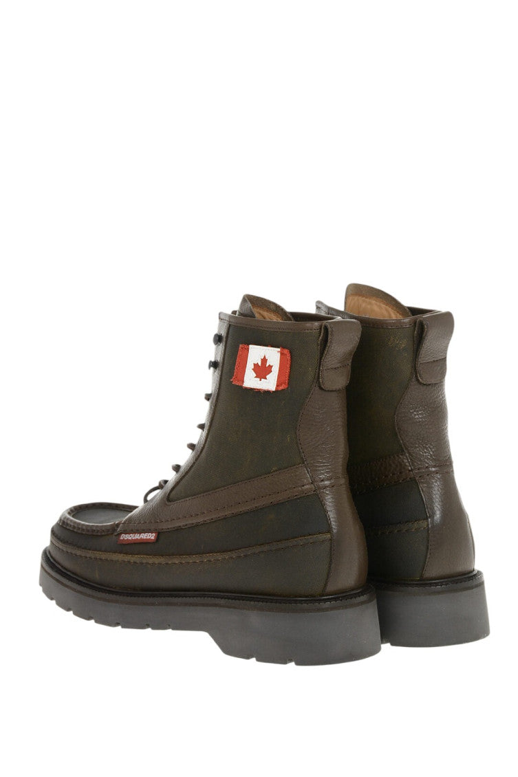 Brown Logo Boots 2