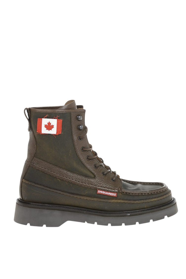 Brown Logo Boots 3