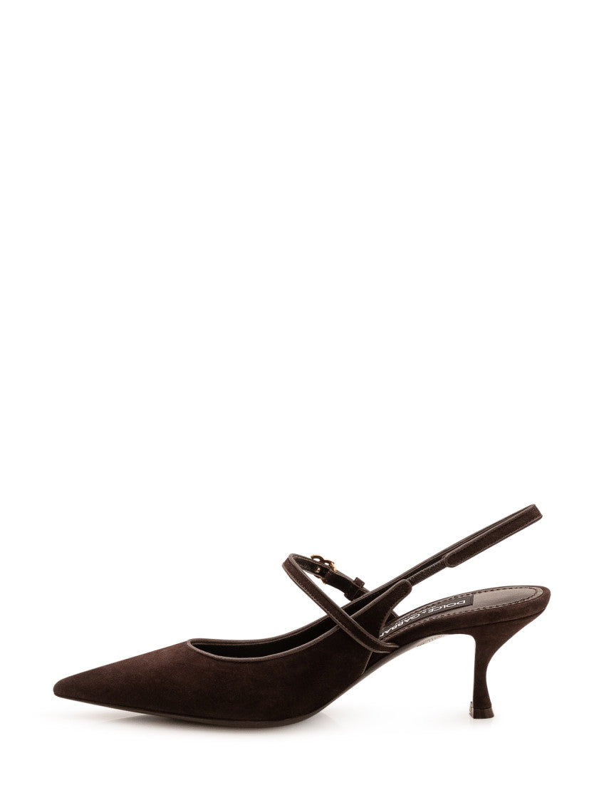 Brown Solid Collection Pumps 4