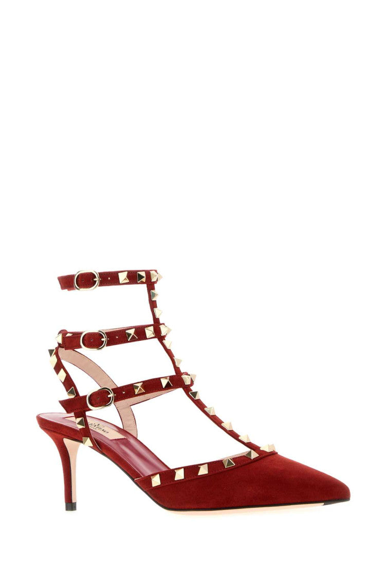 Red Studded Pumps 2