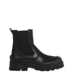 Black Leather Chelsea Boots 1