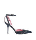 Denim Ankle-Strap Pumps 1