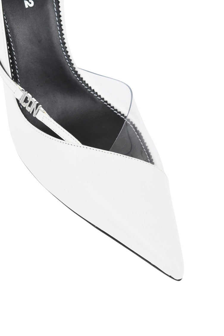 White Leather Pumps 2