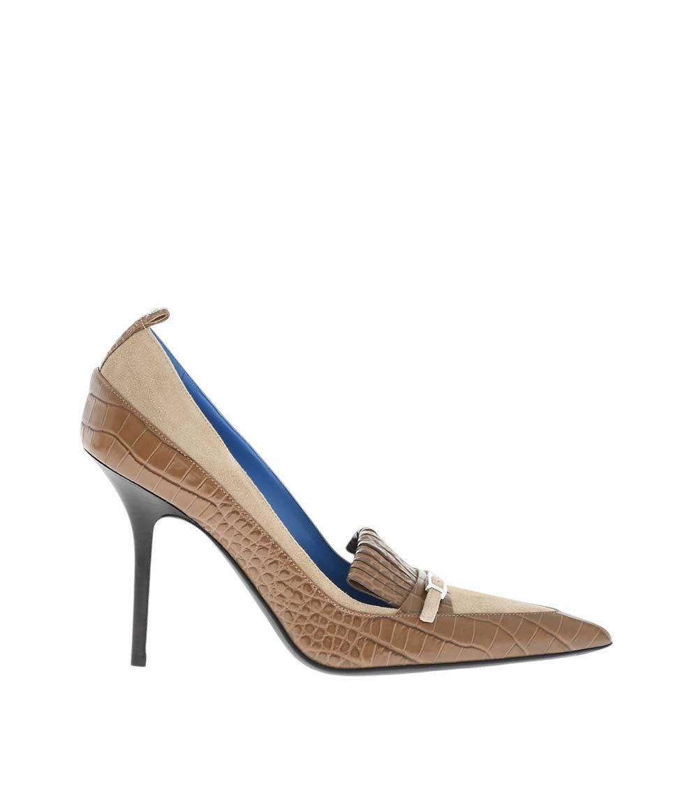 Brown Leather Pumps 1